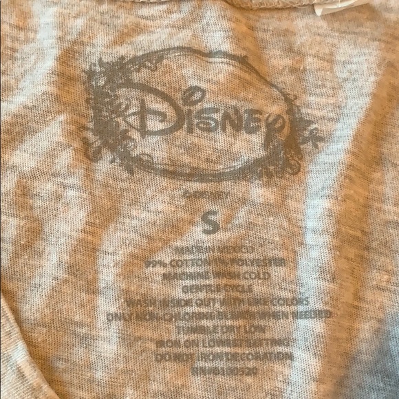 Disney Minnie Mouse Sketch V-Neck Gray Top Size S - Picture 5 of 8